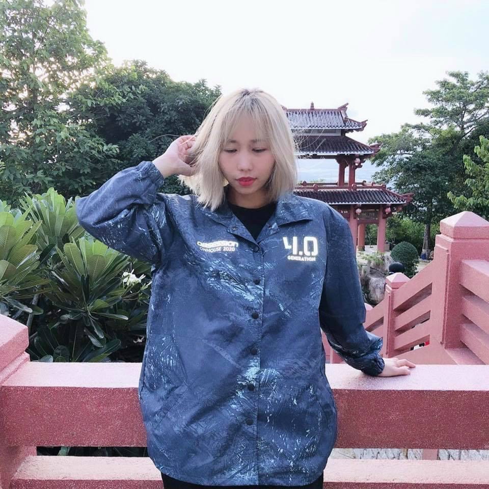 Áo Khoác Dù Loang Unisex In Chữ N 2 Size L XL AK178 TD Fashion