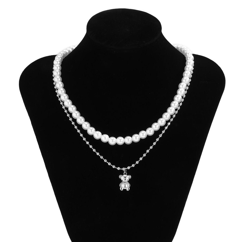 Vòng cổ Mặt Hình Gấu Dễ Thương Phong Cách Bohemia KENT1 Thời Trang Dành Cho Nữ 1