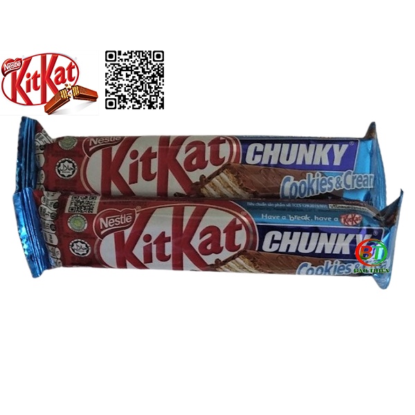 Sô cô la KitKat hiệu Nestle thanh từ 30g tới 38g