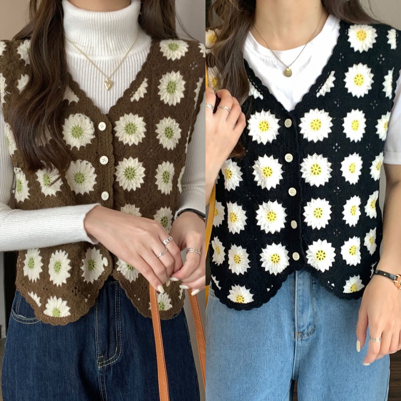 Áo Croptop Len Dệt Kim Sát Nách Thời Trang Mùa Hè Cho Nữ