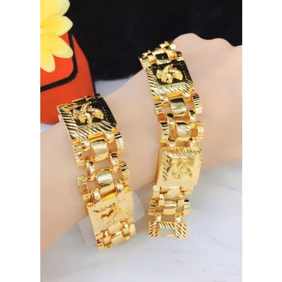 Lắc Tay Mạ Vàng 18K Nam Chạm Đại Bàng 150.10.09 - Đi Chơi, Dự Tiệc Rất Ngầu - Lokalo