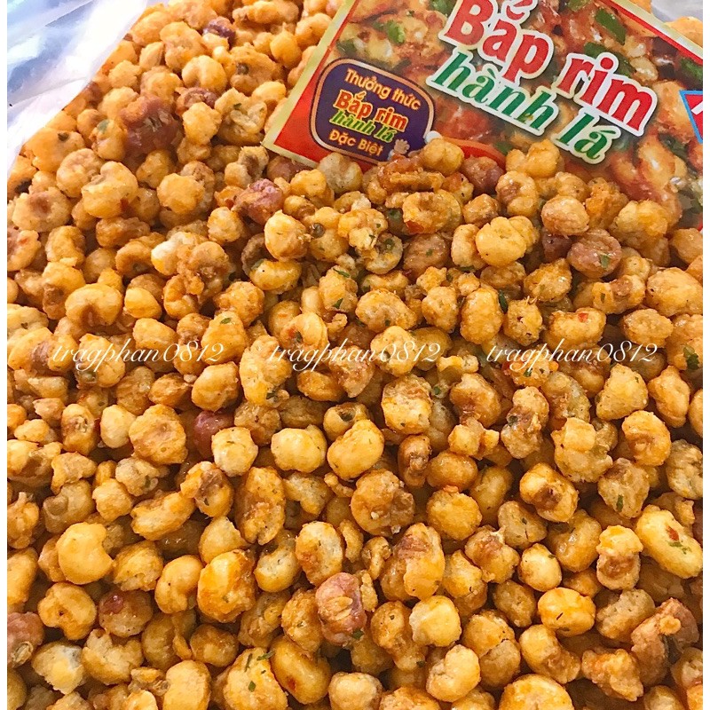 [Mã 77FMCGSALE1 giảm 10% đơn 250K] Bắp rim mắm hành (ngô nếp sấy hành) (500g)