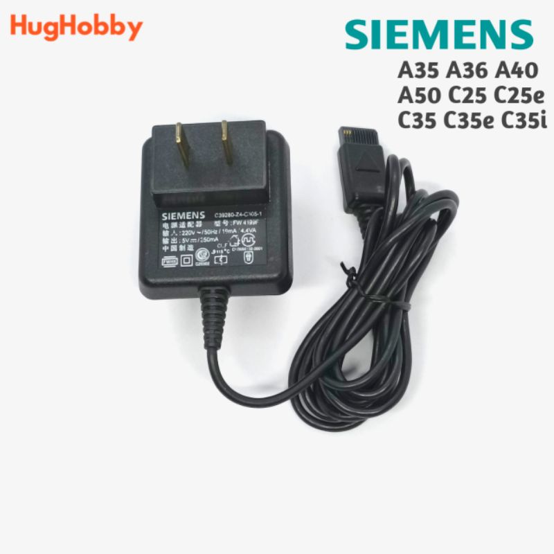 (Đã qua sử dụng) Cáp sạc điện thoại di động chính hãng Siemens A35 A40 A50 C25 C35