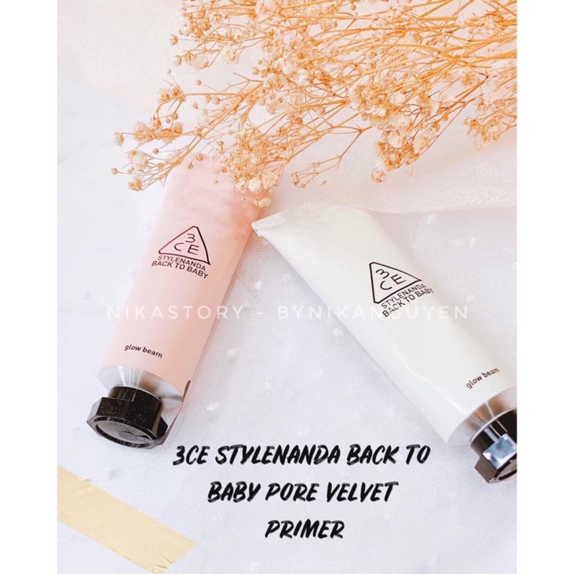 Kem lót căng bóng 3.C.E Stylenanda Back To Baby Glow Beam 30ml