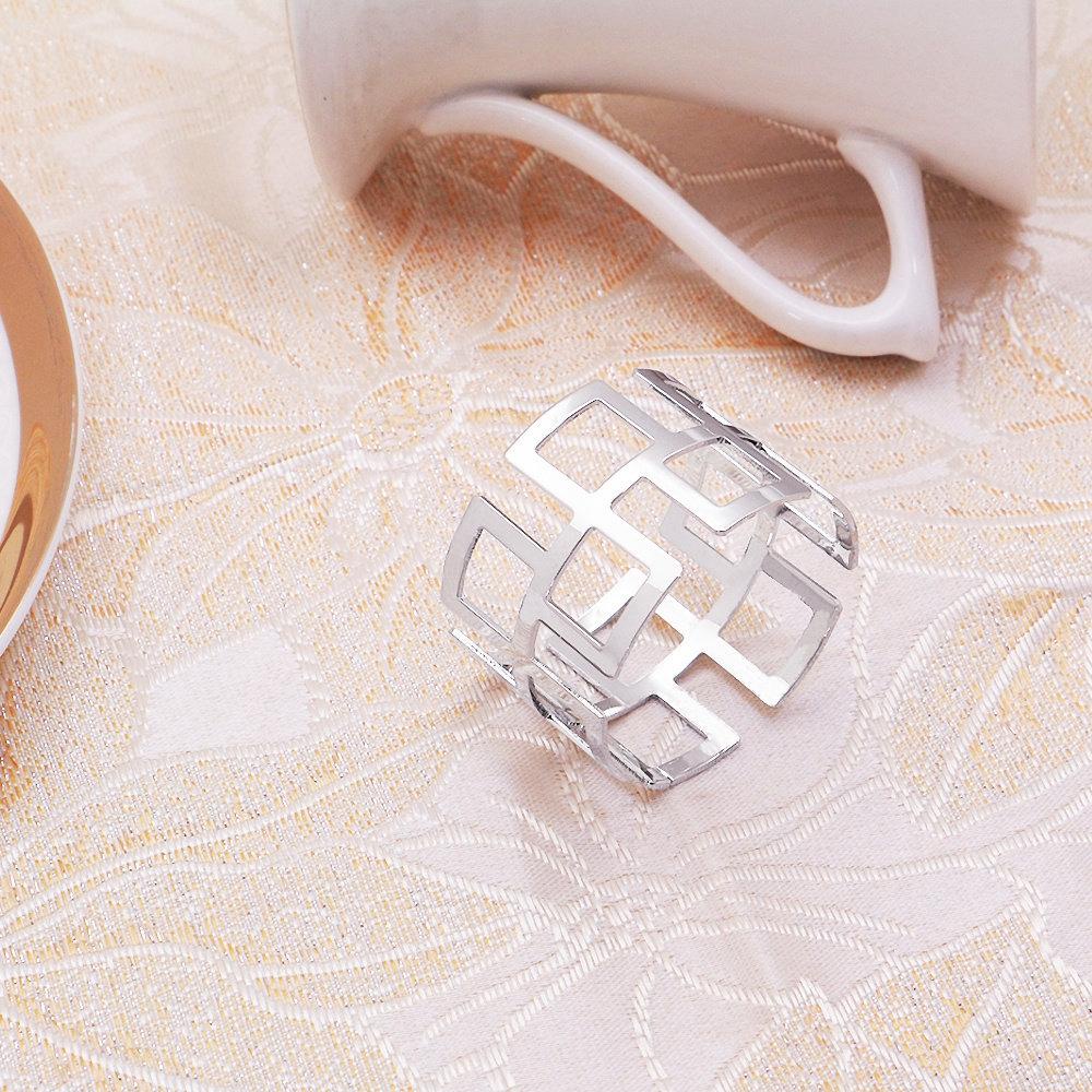 Vòng Khăn Ăn Malcom 6 / 12 Chiếc|Vòng Khóa Bàn Ăn Nhiều Màu Sắc