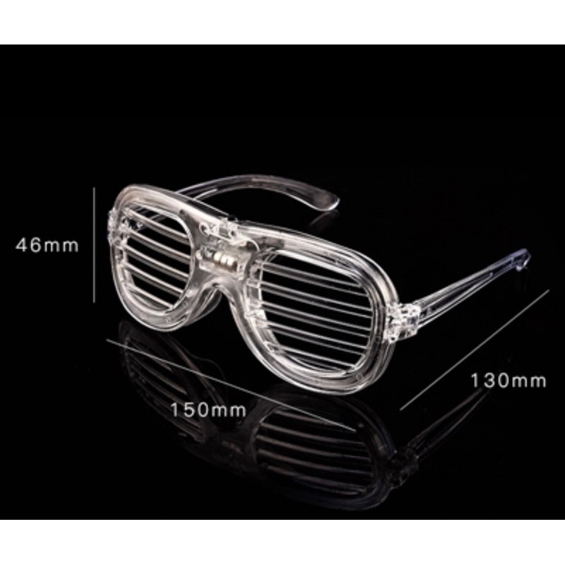 Kính LED mắt kính phát sáng phong cách EDM quẩy Halloween Noel giáng sinh xmas nổi bật phong cách thời trang