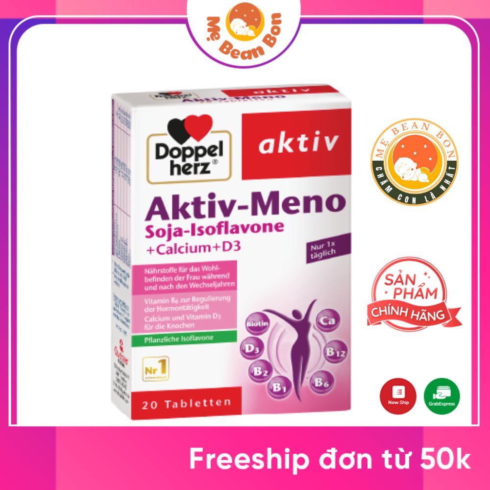 Viên Uống Doppelherz Aktiv Meno 30 Viên Của Đức Cân Bằng Nội Tiết Tố Nữ