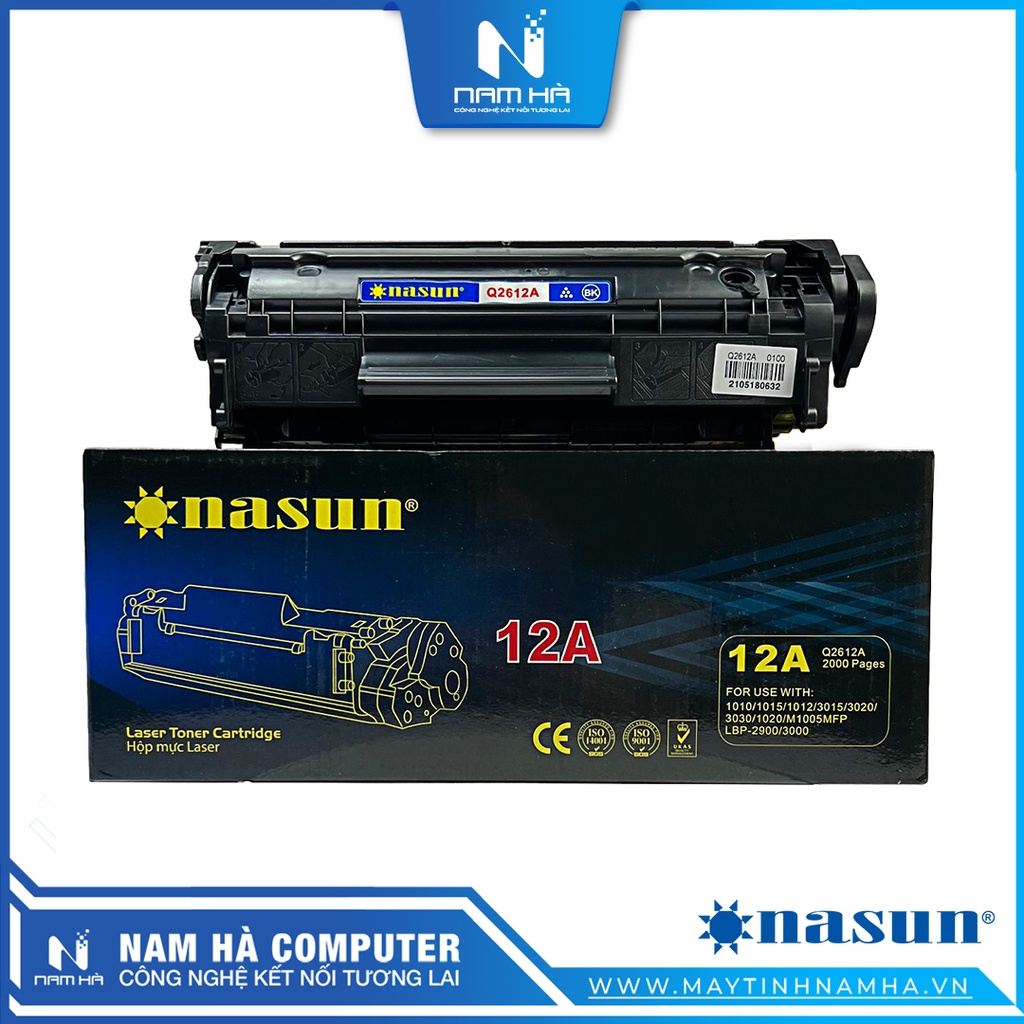 Hộp mực máy in 2900 3000 Có NÚT NẠP MỰC và NÚT XẢ MỰC THẢI dễ dàng đổ mực 12A