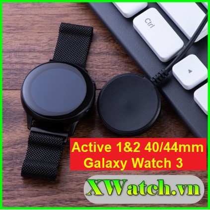 Đế sạc có dây cáp thay thế cho đồng hồ Samsung Galaxy Watch Active R500 / Active 2 / Galaxy Watch 3 41mm / 45mm