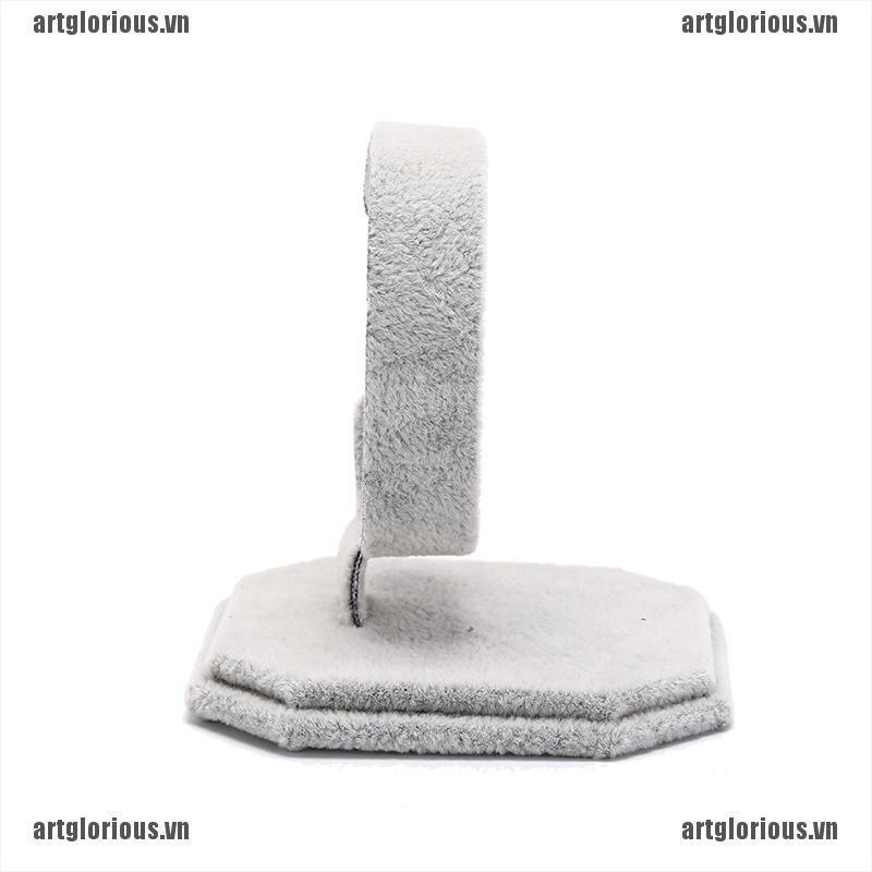 1 Giá Trưng Bày Đồng Hồ / Vòng Tay Loại c Bằng Nhung