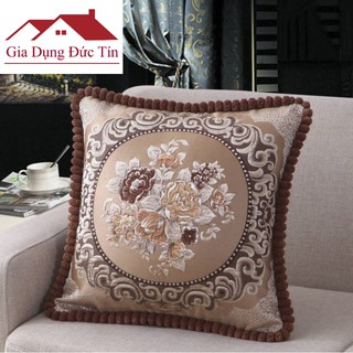 Vỏ gối vuông tựa Tây Âu sang trọng 45cmx45cm.