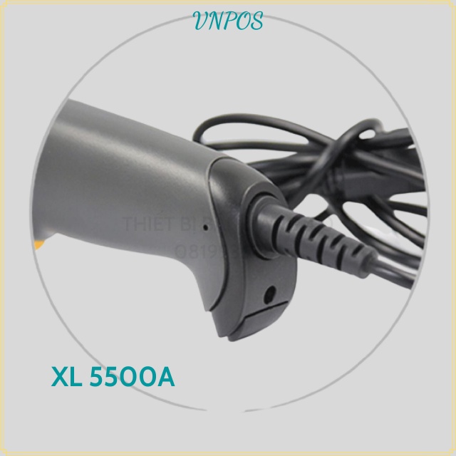 [NHẬP THIE9 GIẢM 9%] Máy quét mã vạch cầm tay KPOS XL5500A - Súng scan mã Barcode 1D dùng trong Cửa hàng, Siêu thị