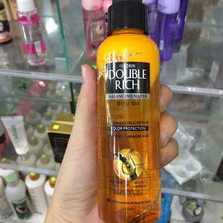 DOUBLE RICH xịt dưỡng tóc mềm mượT PHỤC HỒI HƯ TỔN NHUỘM TÓC 250ml màu CAM