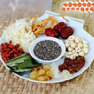 Set Chè Tuyết Yến Dưỡng Nhan 13 vị đông trùng hạ thảo 500g