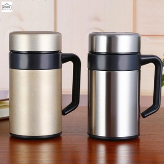 Cốc giữ nhiệt cầm tay inox 304 cao cấp, an toàn, có khay lọc trà