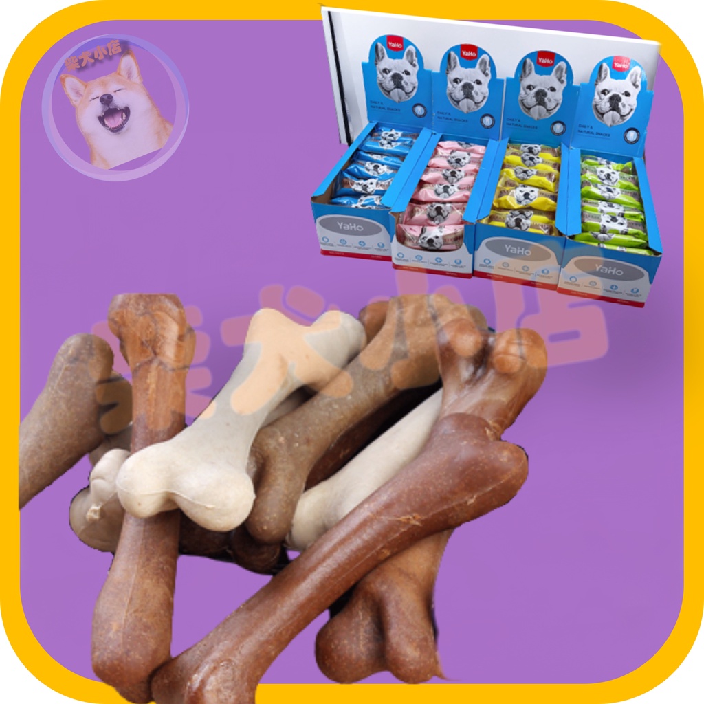 Xương gặm sạch răng Yaho cho chó, nhiều vị - 25gr