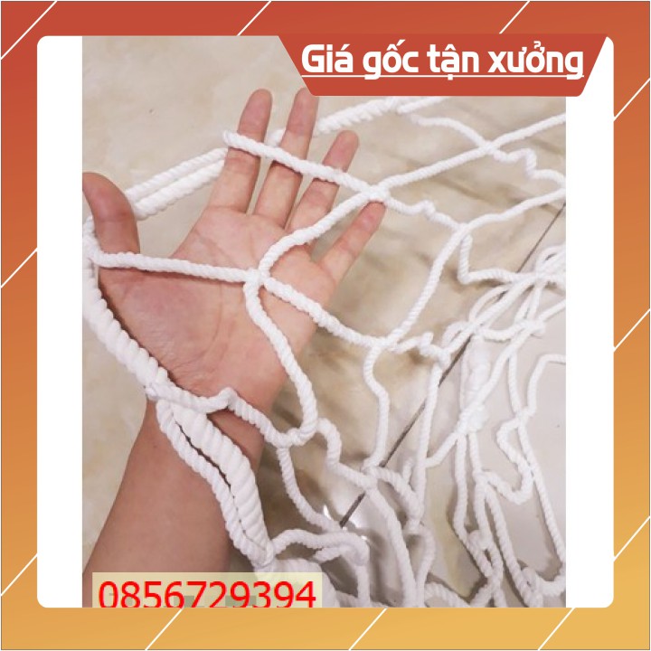 Lưới an toàn, lưới cầu thang nhiều kích thước (kèm dây buộc) (mắt 10cm x 10cm)