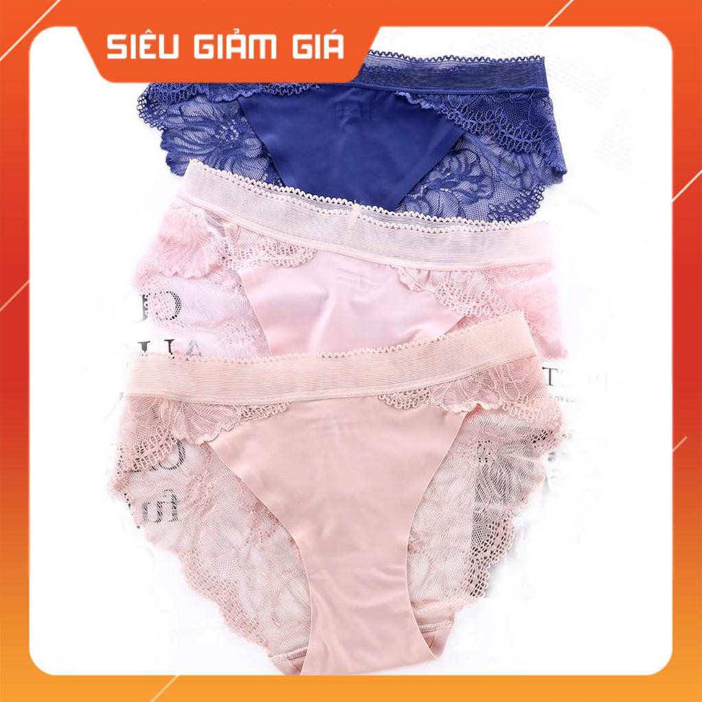 Quần lót su ren ko viền quyến rũ 8423
