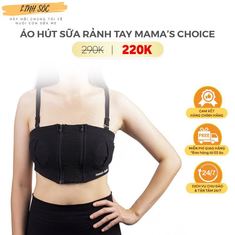 Áo hút sữa rảnh tay Mama s Choice, áo vắt sữa duy nhất được chứng nhận OEKO