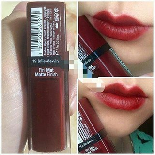 Son Bourjois màu 19 đỏ mận