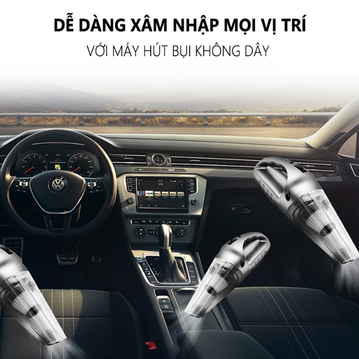 [HÚT CỰC MẠNH] Máy Hút Bụi Cầm Tay Mini Không Dây