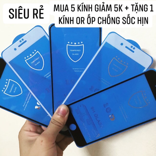 [Siêu rẻ]Kính Cường Lực 10D Cho Iphone 6/7/8/6P/7P/8P/X/XsMax cực HOT | BigBuy360 - bigbuy360.vn