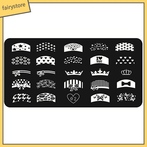 Tấm mẫu họa tiết in trang trí móng tay chuyên dụng