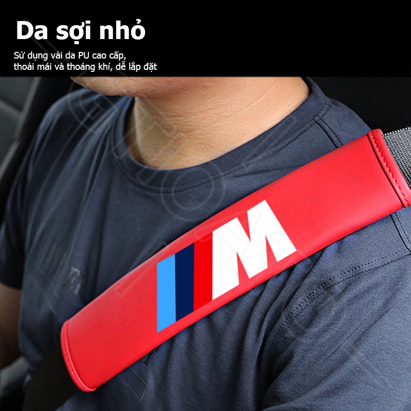 GTIOATO BMW M Da DâY Đai An ToàN Ô Tô CàI DâY An ToàN Ô Tô BọC DâY An ToàN Xe HơI Phụ KiệN Ô Tô Trang Trí Oto Phụ KiệN BêN Trong Ô Tô Cho BMW M M4 320I X5 318I X6 X7 Z4 X4 M3 X3 M8 325I 530I