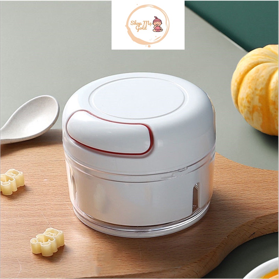 Máy Xay Tỏi Ớt Cầm Tay Mini Chopper, Cối Xay Mini Đa Năng Xay Tỏi Ớt Hàng Cao Cấp