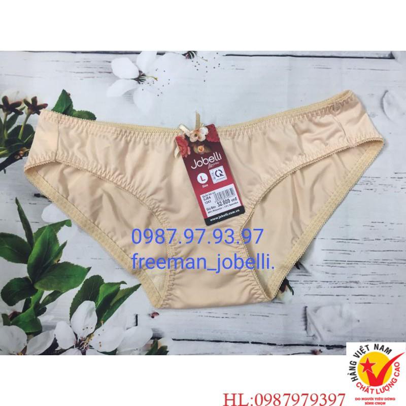 Jobelli quần xì nữ Jobelli 1243,giá cty 39k-bán 28k, quần lót thun lạnh co giãn 4 chiều siêu bền,hàng chính hãng
