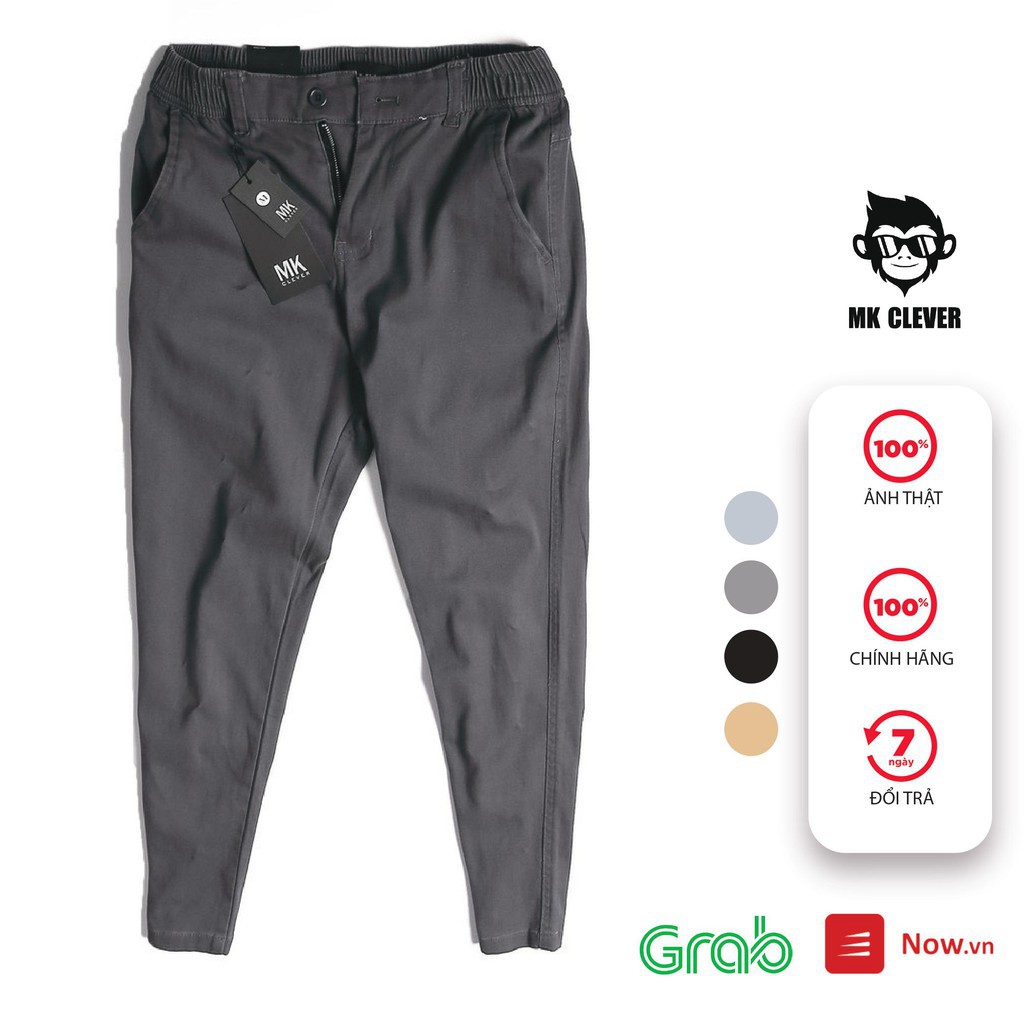 Quần kaki nam slimfit lưng thun MK CLEVER chất co giãn tốt, dáng ôm gọn, đứng form - Hàng nhập khẩu