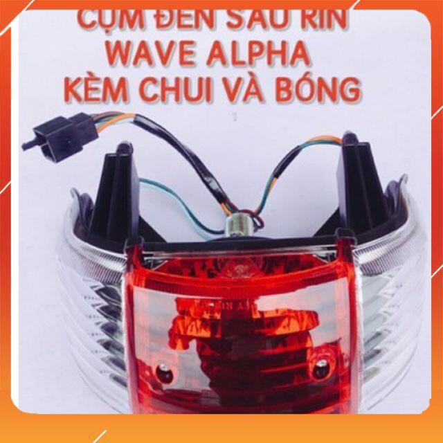 Cụm đèn , cụm hậu sau xe wave thái 110 , wave nhỏ