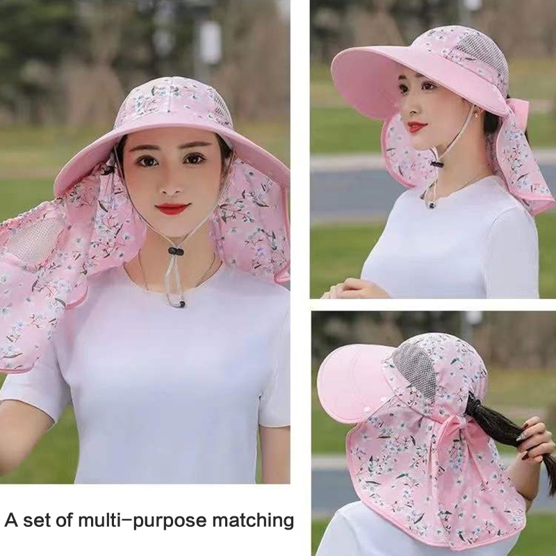 Vòng Tay Xoay 360 Độ Kiểu Dáng Xinh Xắn Cho Nữ° Mũ Che Phủ Tai Chống Tia UV Ngoài Trời