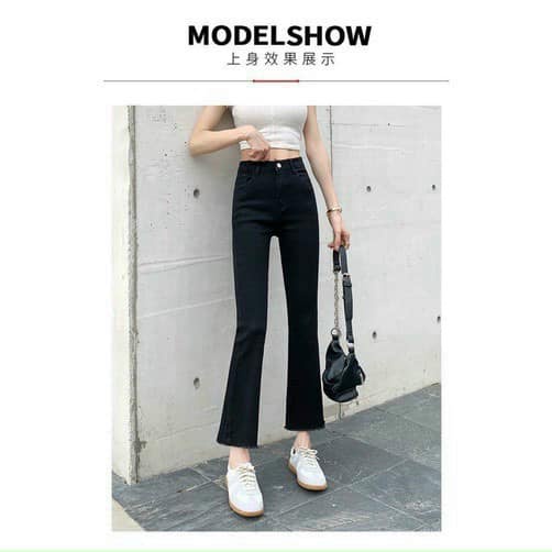 Quần Jeans ống loe chất đẹp tôn dáng Q102
