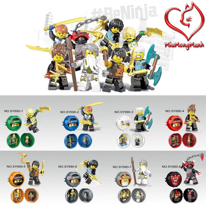 Ninja Training Pod Cực Đẹp Ninjago Lego SY Đồ Chơi Lắp Ráp Xếp Hình