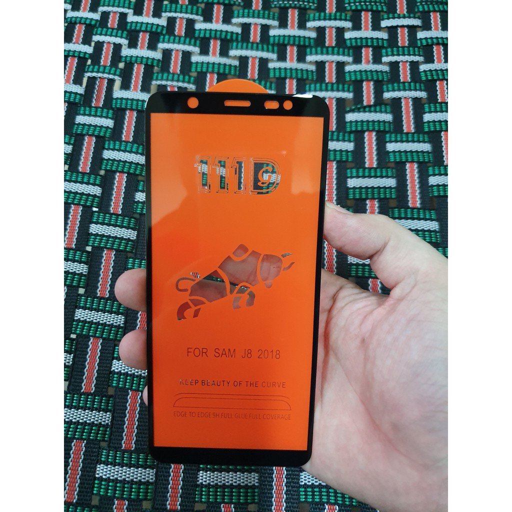 Kính cường lực 111D Full màn Samsung J8 2018 - Phukien333