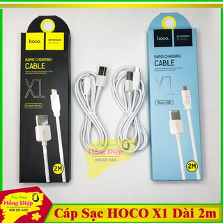 Cáp Sạc Hoco X1 Dài 2m Chính Hãng (Iphone-Samsung)