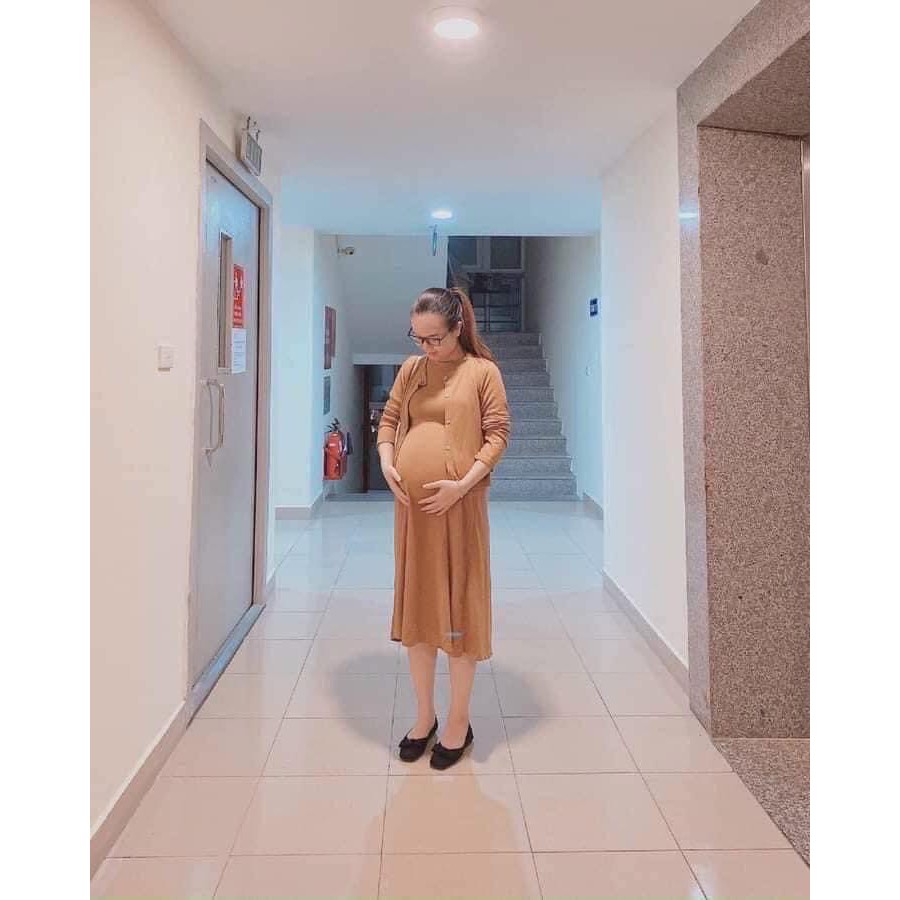 Sét Yếm Len Bầu Chất Mỏng Vừa Mềm Nhẹ