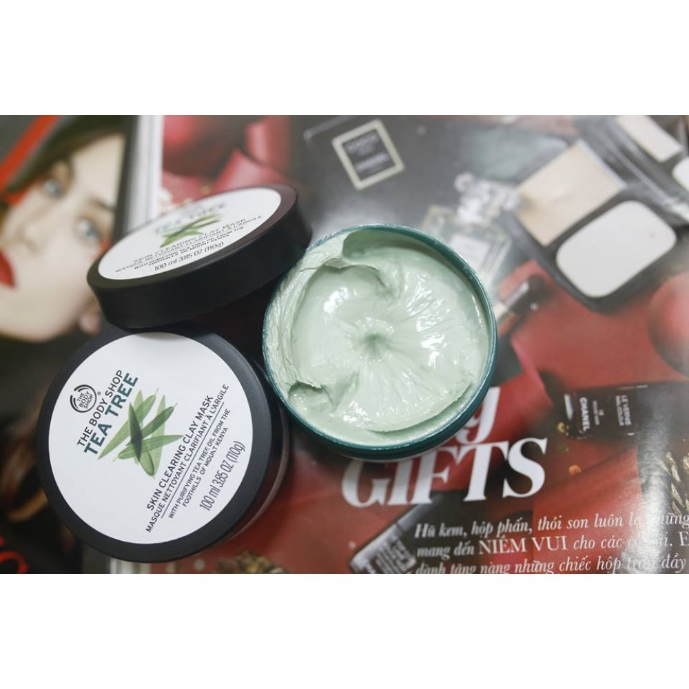 MẶT NẠ ĐẤT SÉT THE BODY SHOP TEA TREE SKIN CLEARING CLAY MASK