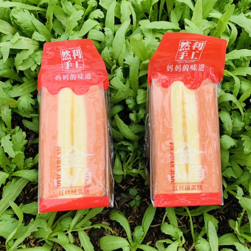 Bánh bông lan tam giác Đài Loan vị cacao/trà xanh shop anngon | BigBuy360 - bigbuy360.vn