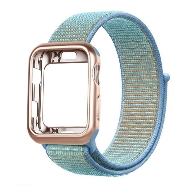 Dây đồng hồ bằng nylon cho Apple Watch 38mm 42mm 44mm 40mm iwatch series 6/SE/5/4/3/2/1