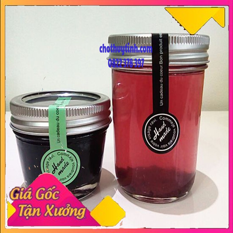 [NEW]Hũ thủy tinh tròn 300ml nắp nhôm | BigBuy360 - bigbuy360.vn