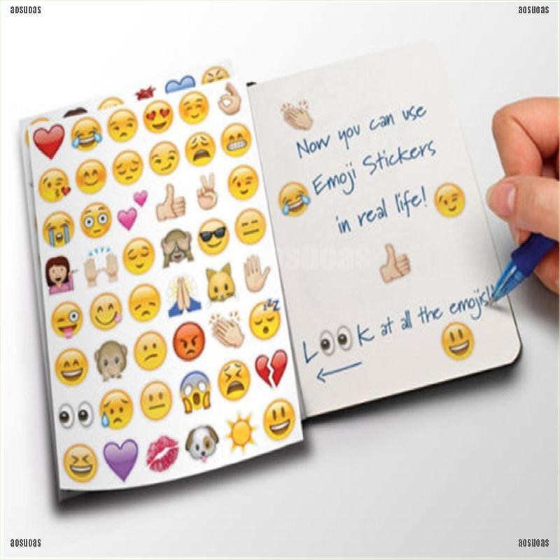 Sticker Emoji dán trang trí sáng tạo
