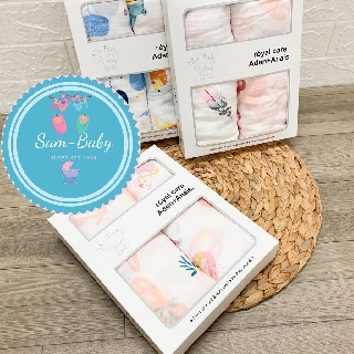 Khăn Tắm Sợi Tre Cho Bé Sơ Sinh Eden Anais Set 2 Cái Siêu Mềm,Ủ ,Quấn,Khăn Tắm Đa Năng 115.115CM