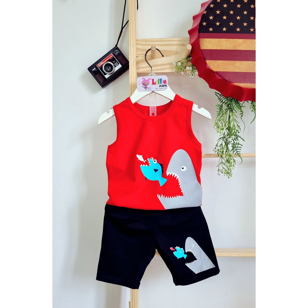 SET THUN IN CÁ MẬP CHO BÉ TRAI