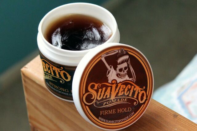 Sáp vuốt tóc SUAVECITO POMADE Firme Hold đáy hoa văn