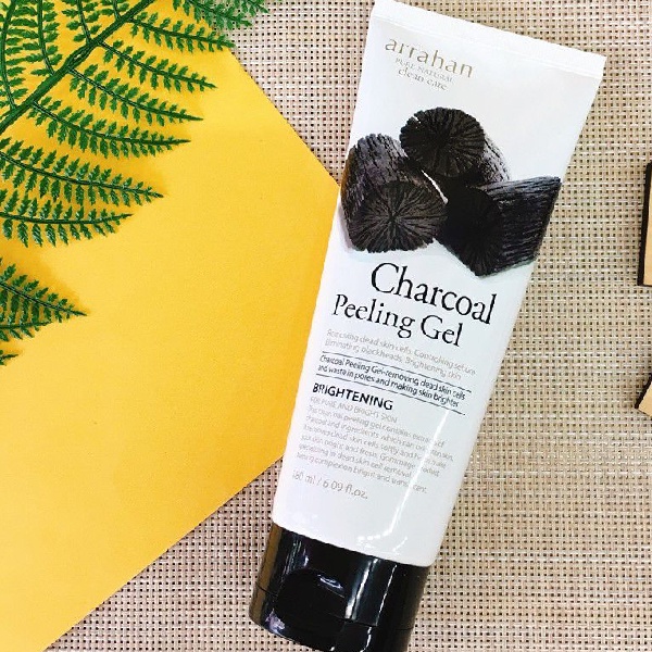 Tẩy da chết Arrahan Charcoal Peeling Gel 180ml - Than hoạt tính