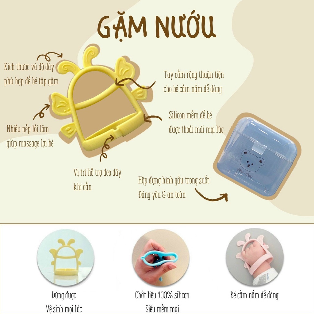 Gặm nướu Barot [Tặng kèm hộp đựng]