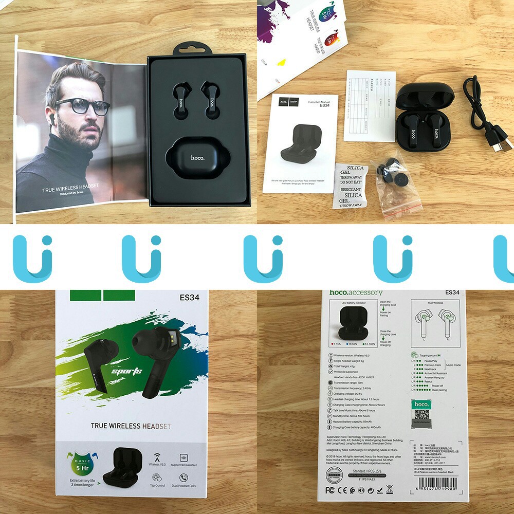 ✢CHÍNH HÃNG✢Tai nNghe Bluetooth Hoco ES34 V5.0 Cảm Ứng Chạm VIP | BigBuy360 - bigbuy360.vn