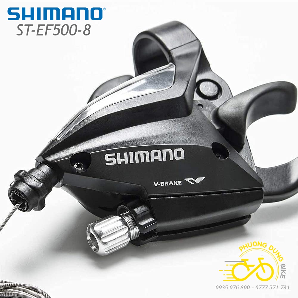 Tay đề xe đạp SHIMANO ST-EF500 3x8 speed - Hàng chính hãng